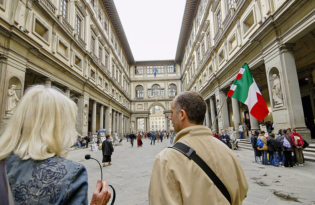 Uffizien-Galerie. Florenz. Toskana, Italien