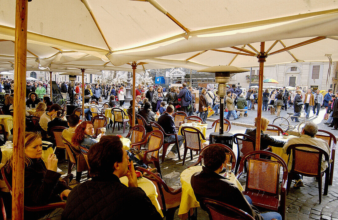 Piazza Navona. Rom. Italien