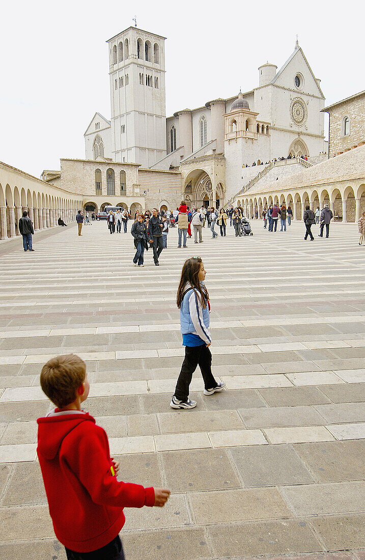 Basilica of Saint Francis. Assisi. Umbria, Italy