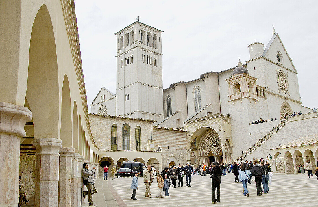 Basilica of Saint Francis. Assisi. Umbria, Italy
