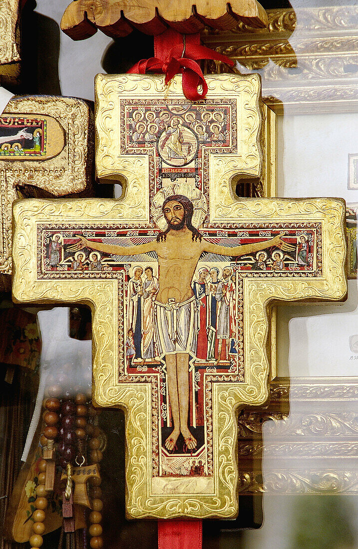 Crucifix. Assisi. Umbria, Italy