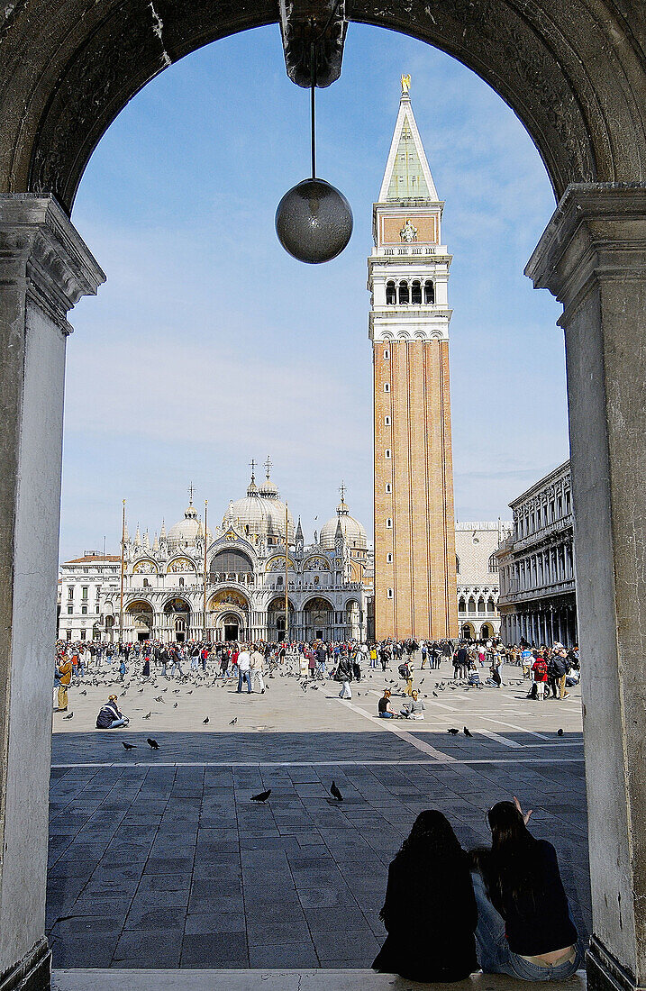 Markusplatz. Venedig. Venetien, Italien