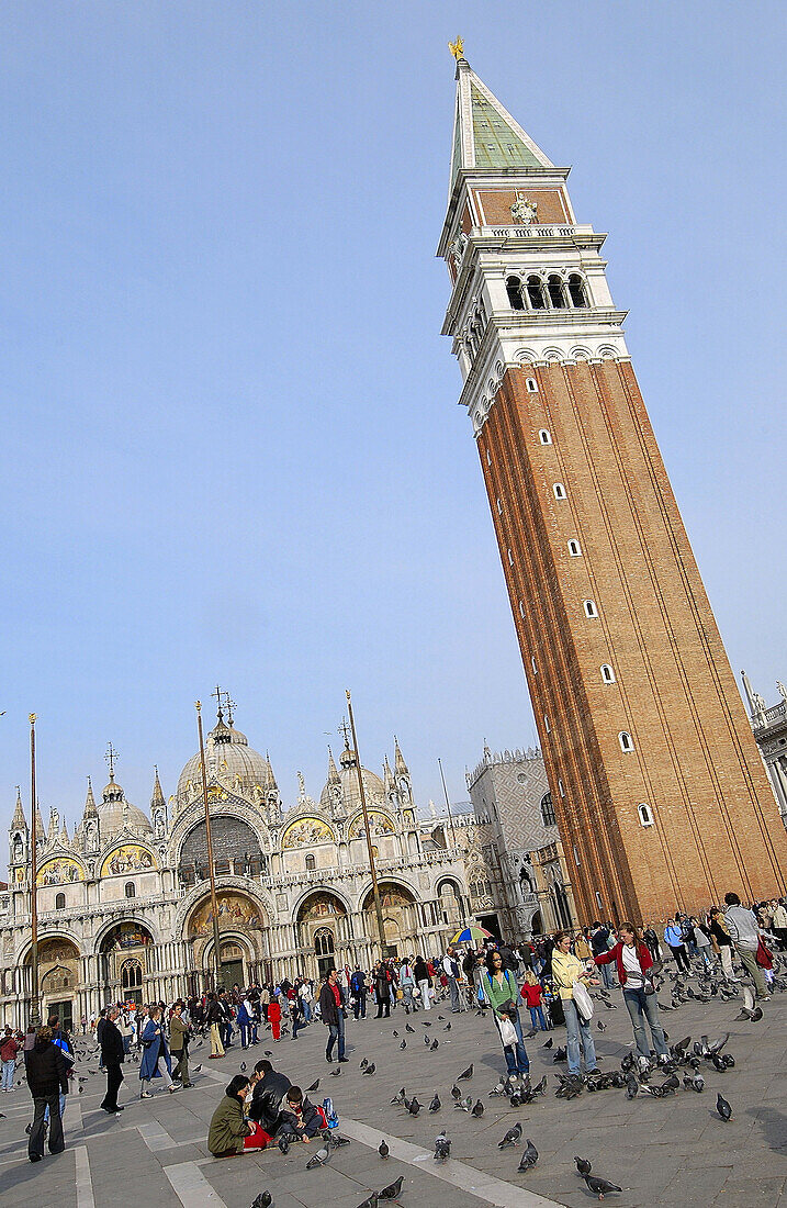 Markusplatz. Venedig. Venetien, Italien