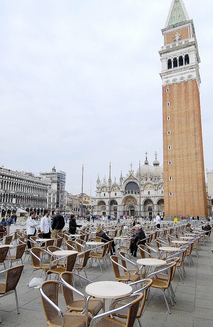 Markusplatz. Venedig. Venetien, Italien