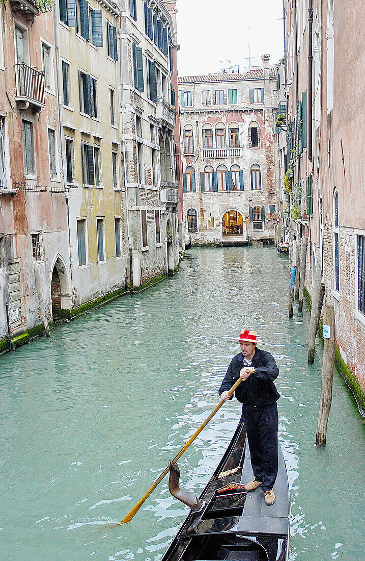 Gondel. Venedig. Venetien, Italien