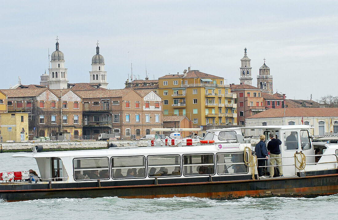 Fondamenta delle Zattere. Canal della Giudecca. Venedig. Italien