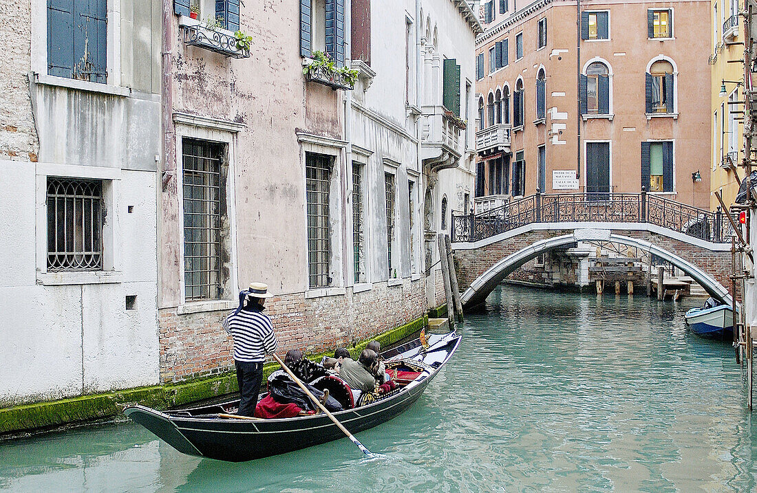 Gondel. Venedig. Venetien, Italien