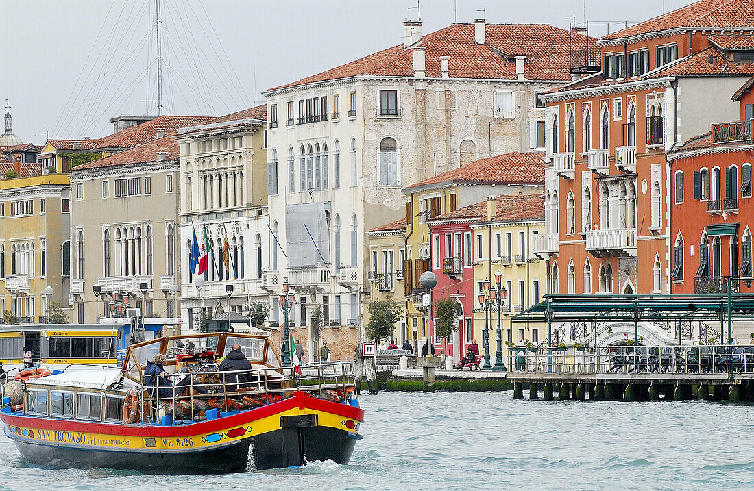 Fondamenta delle Zattere. Canal della Giudecca. Venice. Italy