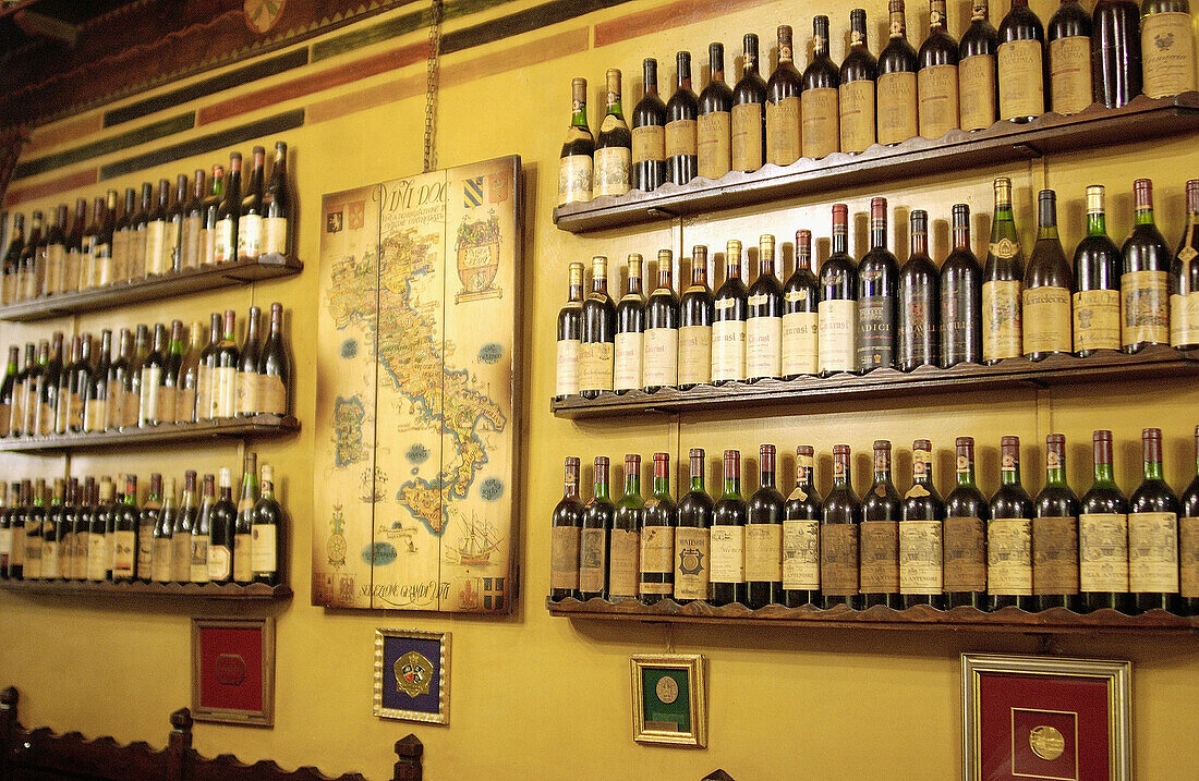 Bottega del Vino restaurant and cellar. Verona. Veneto, Italy