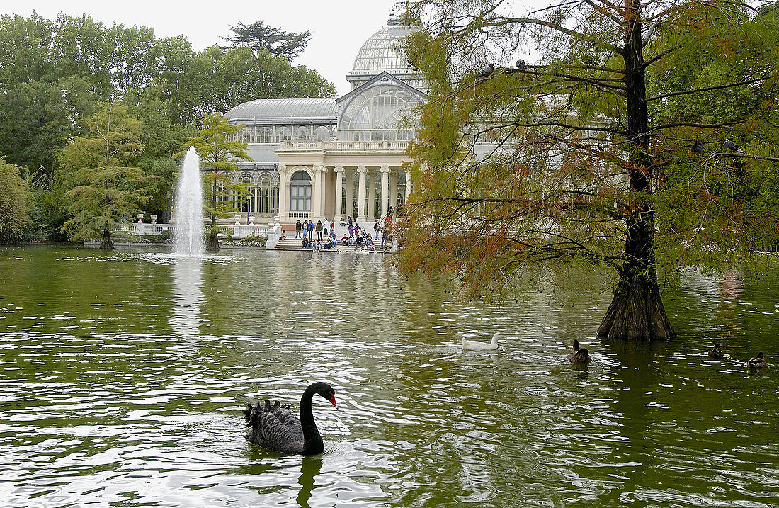 Kristallpalast (1886-87), Parque del Buen Retiro. Madrid. Spanien