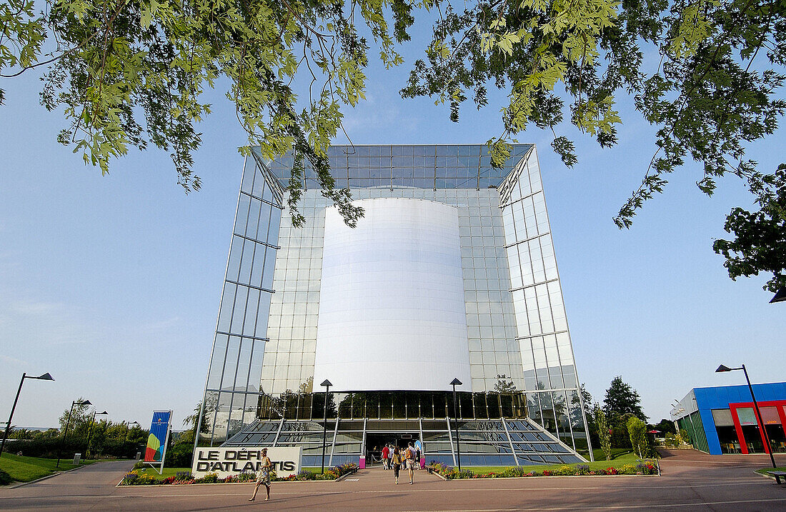 Futuroscope, Bild- und Ton-Themenpark. Poitiers. Vienne, Poitou-Charentes, Frankreich