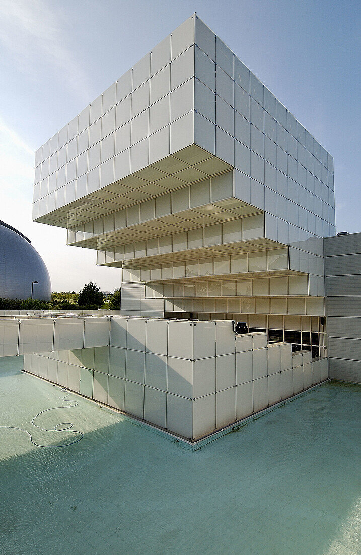 Futuroscope, Bild- und Ton-Themenpark. Poitiers. Vienne, Poitou-Charentes, Frankreich