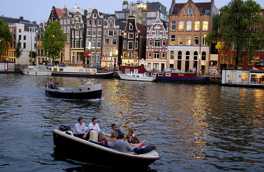 Binnen Amstel-Kanal, Amstel. Amsterdam, Niederlande