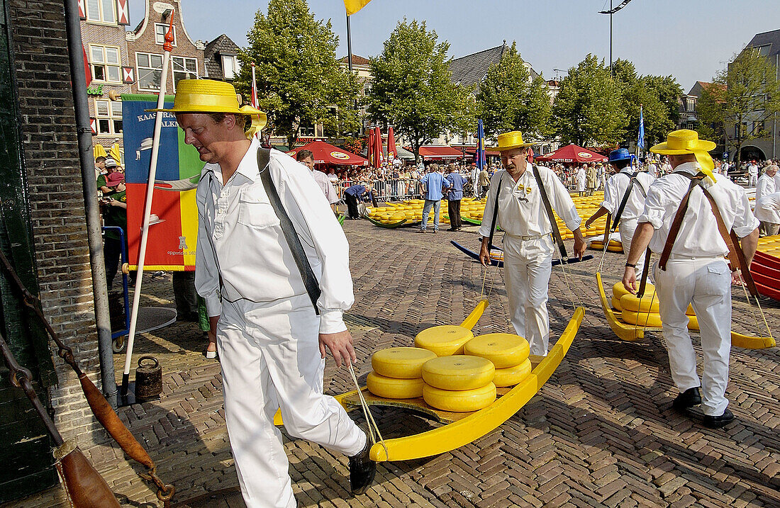 Käsemarkt, De Waag. Alkmaar. Niederlande