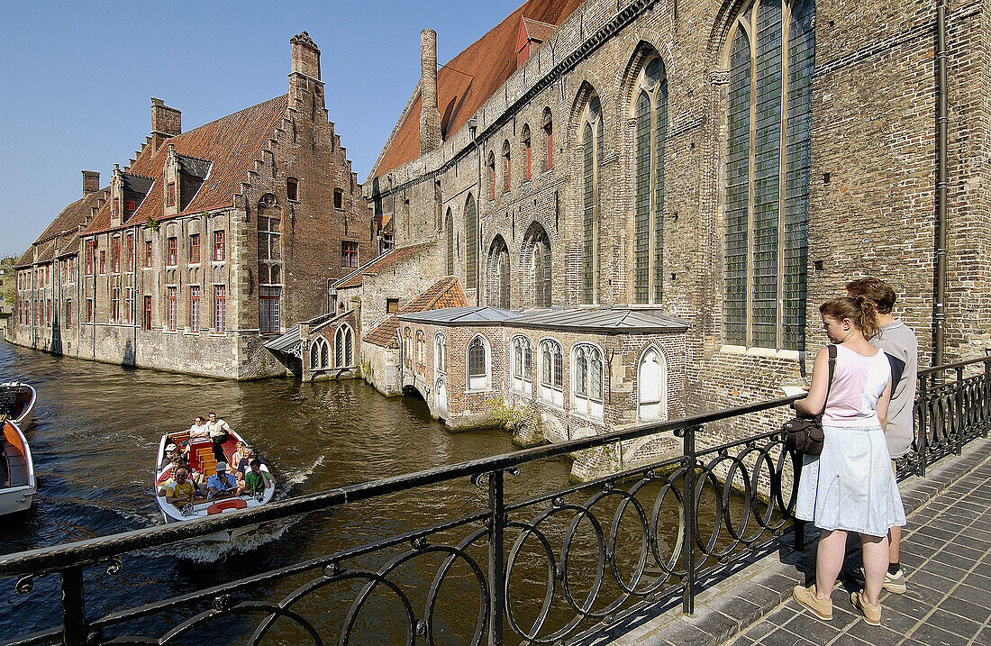 Memling-Museum im Komplex des St.-Johannes-Hospitals. Brügge. Flandern, Belgien