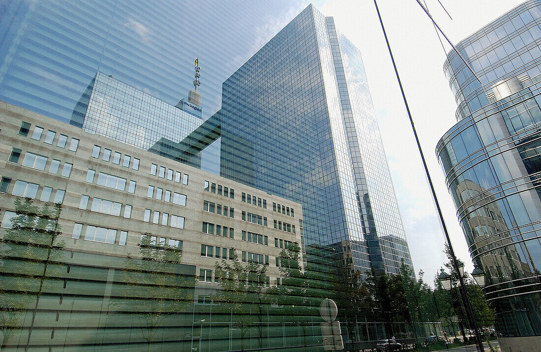 Bürogebäude, Boulevard du Roi Albert II. Brüssel, Belgien