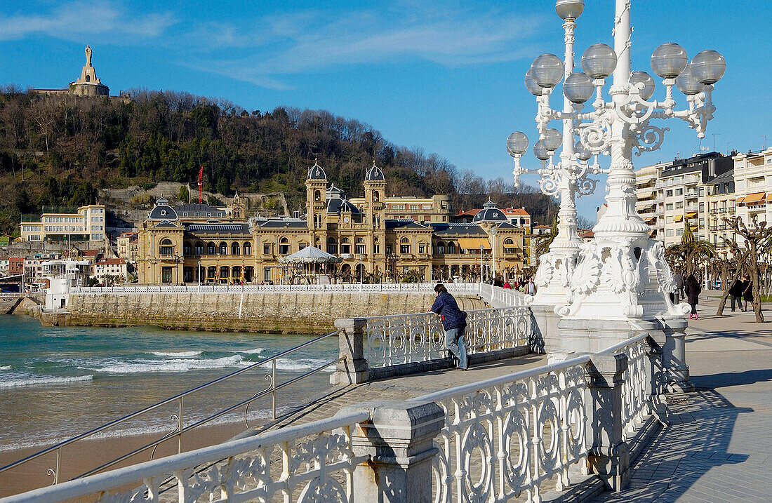 Rathaus. Paseo de la Concha. Donostia, San Sebastian. Euskadi. Spanien.