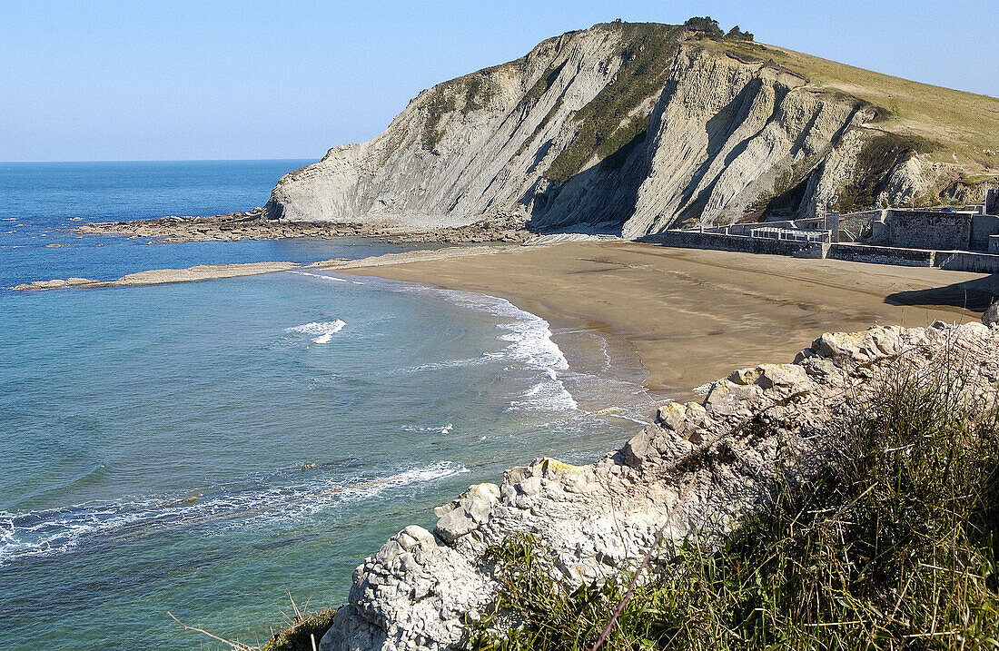 Flysch. Algorri. Zumaia. Gipuzkoa. Euskadi. Spain.