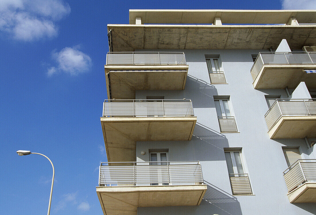 New condominium building. Maó, Menorca. Balearic Islands. Spain.