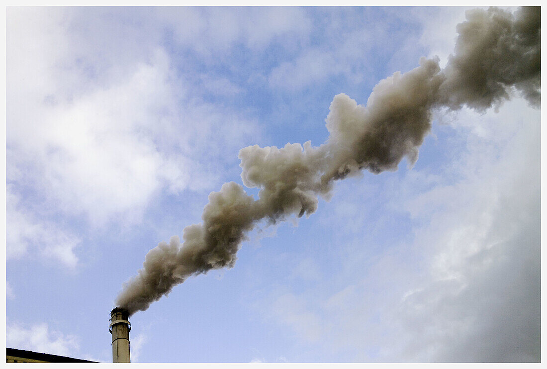 Sugar factory chimney in Northwich, England, UK
