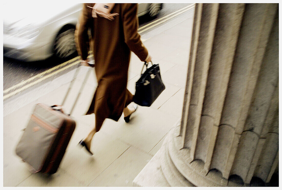  Adult, Adults, Bag, Baggage, Bags, Blurred, Business, Business travel, Business trip, Businesspeople, Businessperson, Businesswoman, Businesswomen, Carry, Carrying, Color, Colour, Column, Columns, Contemporary, Corporate, Daytime, Determination, Economy,