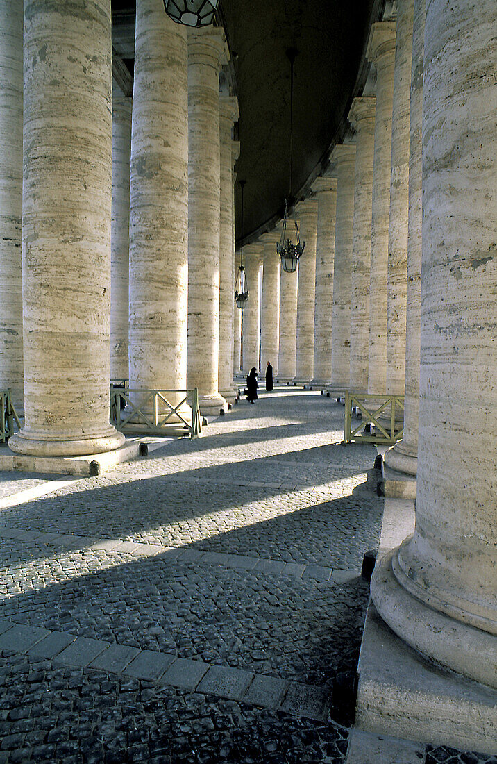 Bernini s colonnade, St. Peter s Square. Vatican. Rome. Italy
