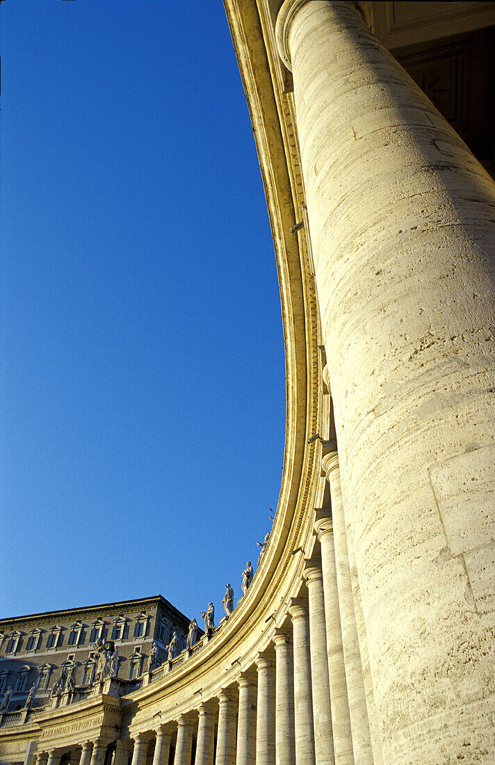 Bernini s colonnade, St. Peter s Square. Vatican. Rome. Italy