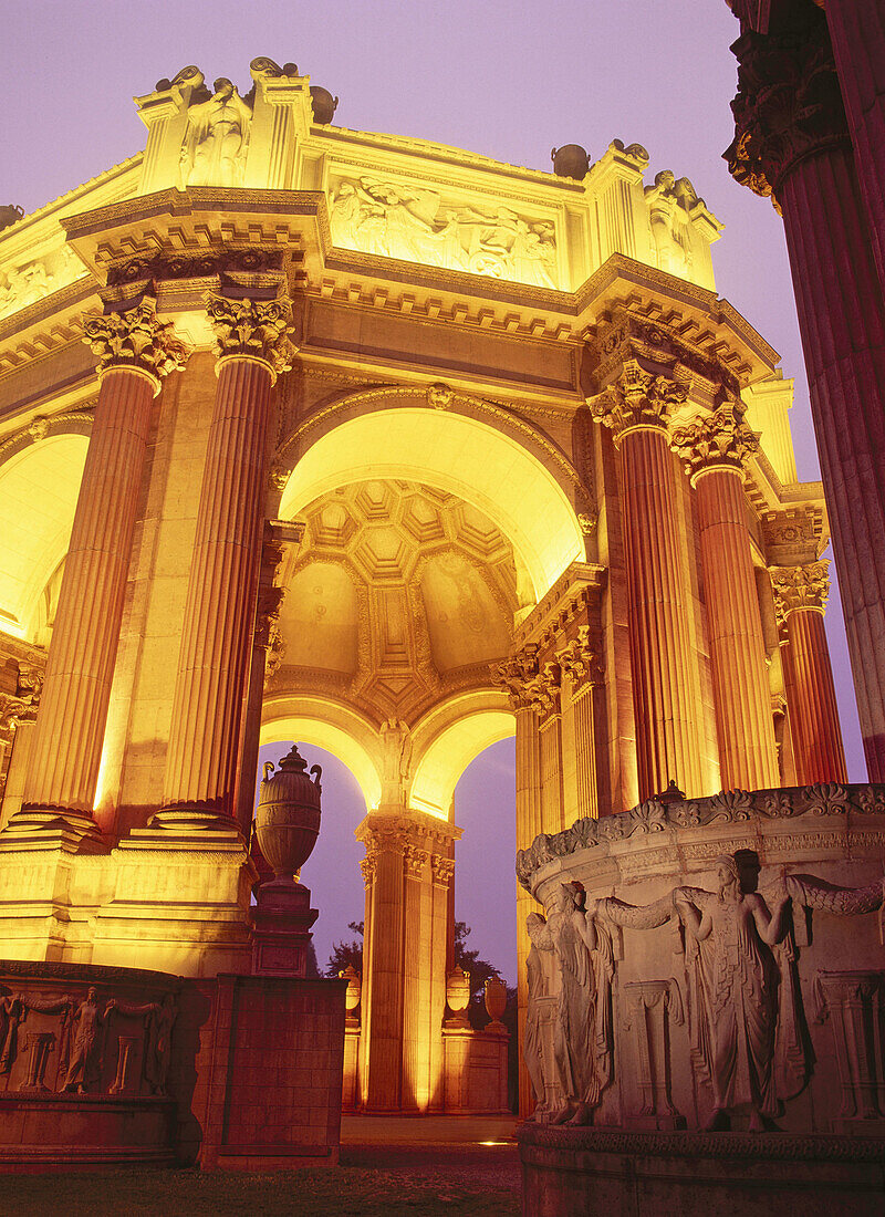 Palace of Fine Arts. Presidio of San Francisco. California. USA