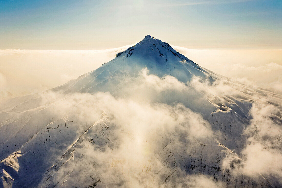 Viljuchinsky volcano in Winter, Kamchatka, Sibiria, Russia