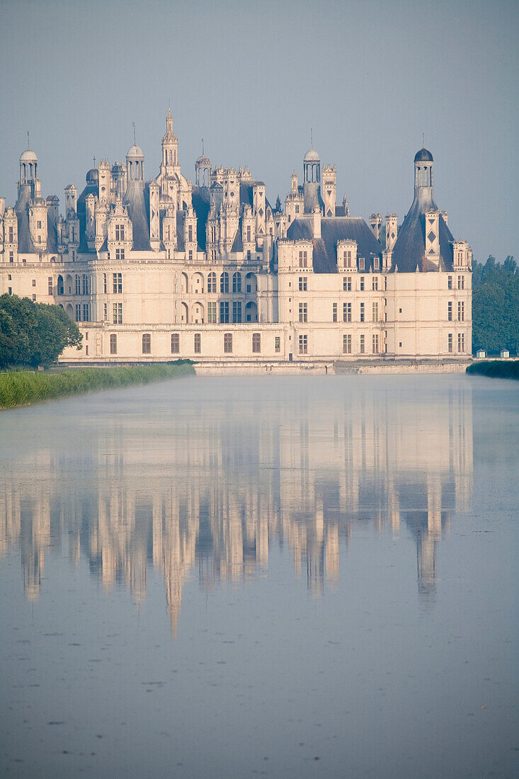 Royal Château at Chambord. Loir-et-Cher, France
