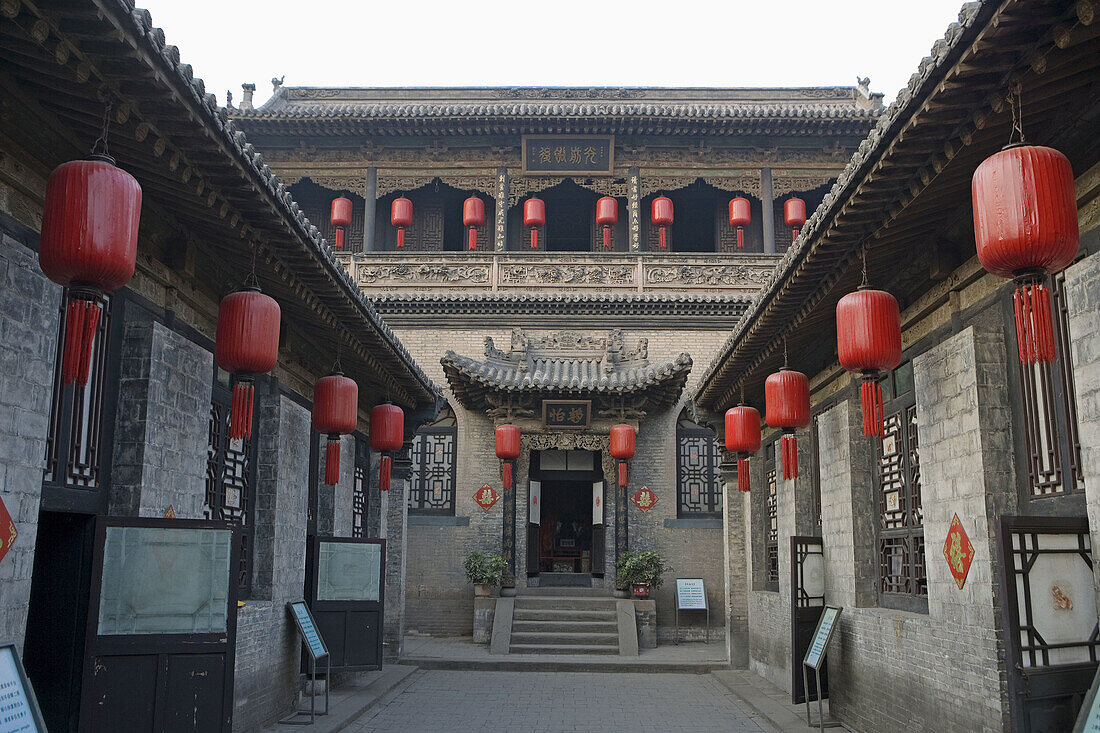 Qiao compound, where many historic films have been shot. Shanxi province, China