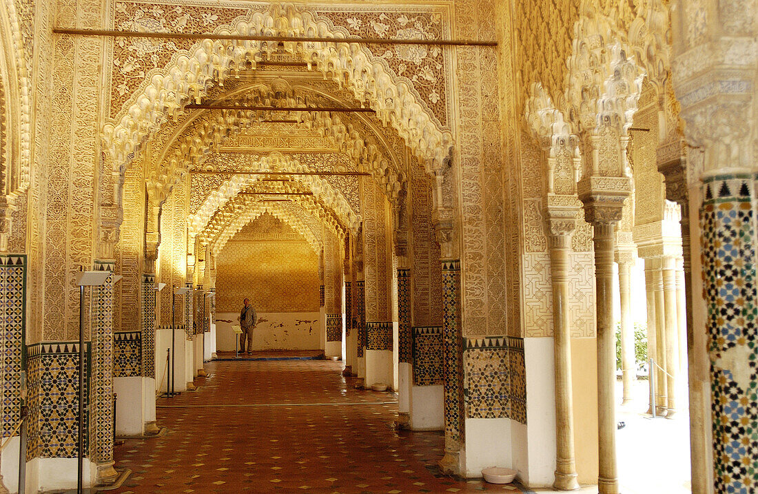 Sala de Justicia oder Sala de los Reyes (Saal der Könige), Alhambra. Granada. Spanien