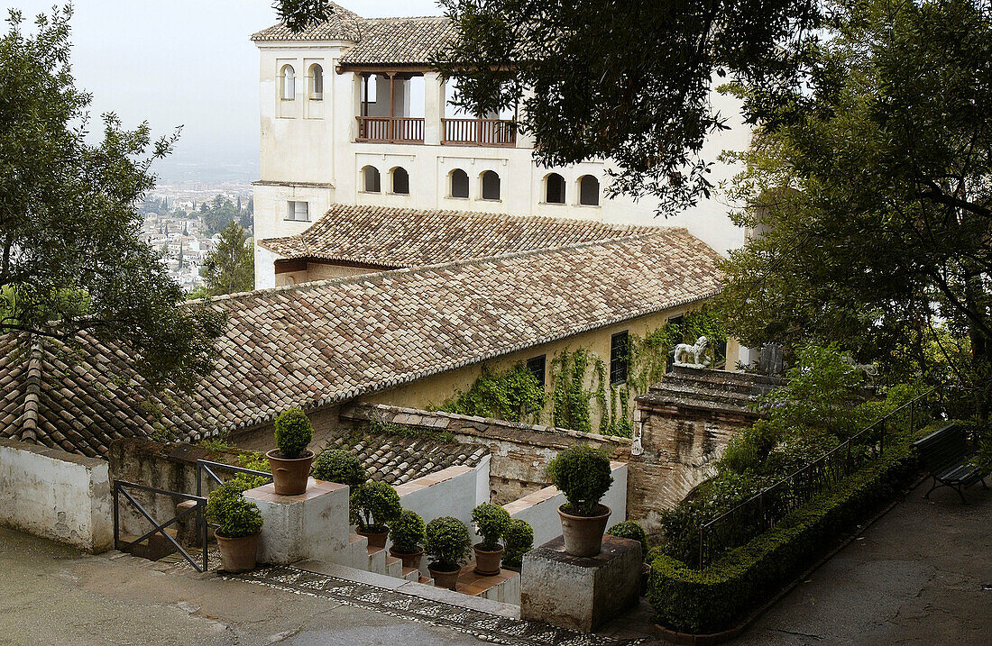 Generalife, Alhambra. Granada. Spanien