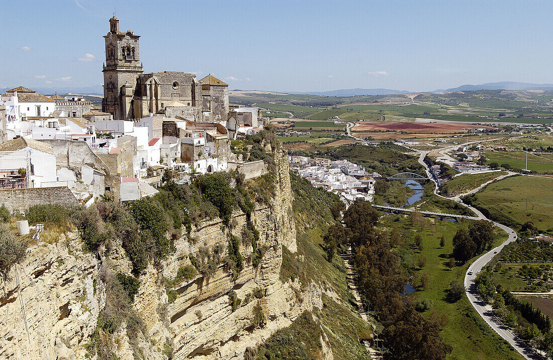 Aussichtspunkt in Arcos de la Frontera. Provinz Cádiz. Spanien