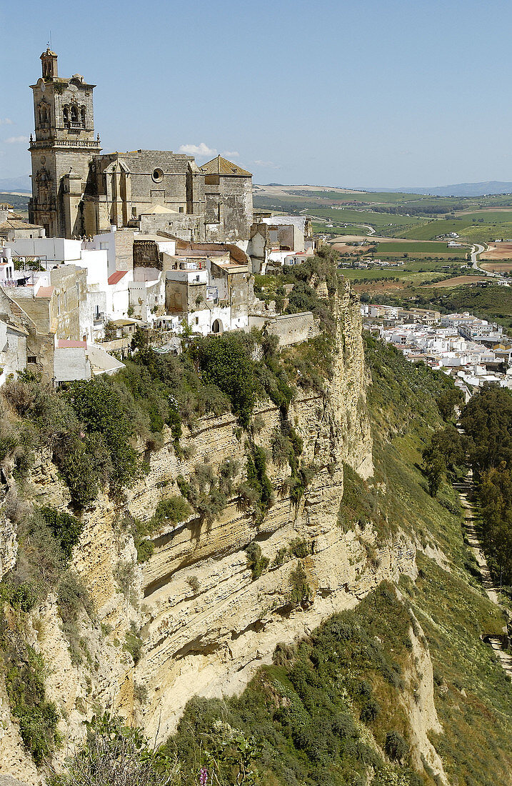 Aussichtspunkt in Arcos de la Frontera. Provinz Cádiz. Spanien