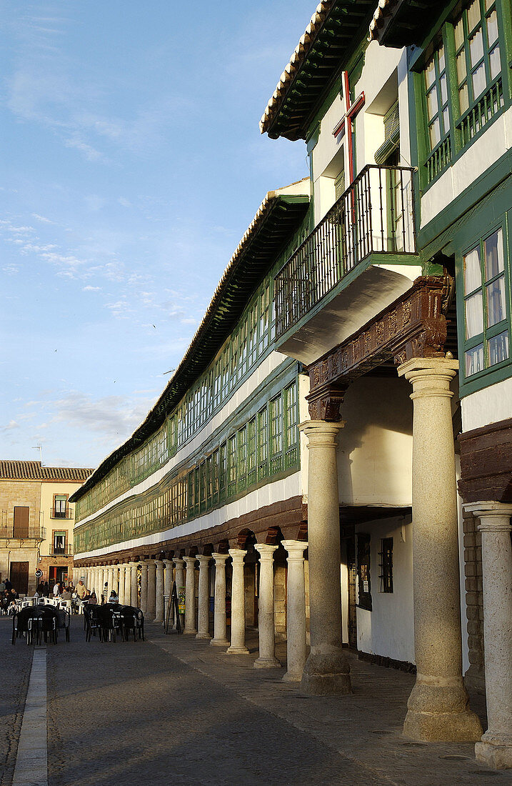 Hauptplatz. Almagro. Provinz Ciudad Real. Spanien