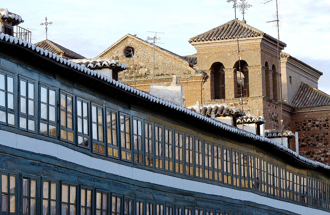 Hauptplatz. Almagro. Provinz Ciudad Real. Spanien