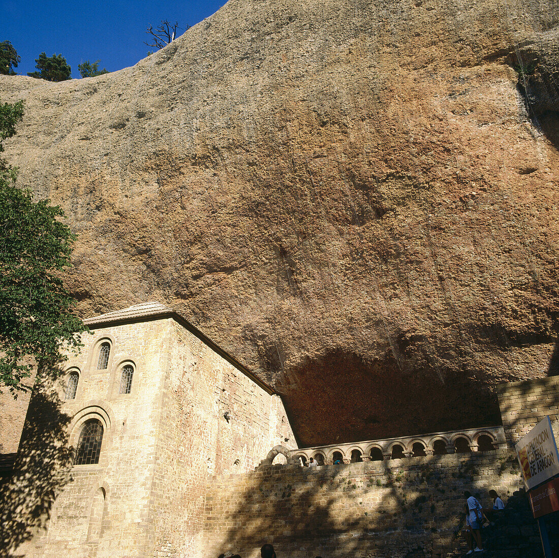 Kloster San Juan de la Peña. Provinz Huesca, Spanien