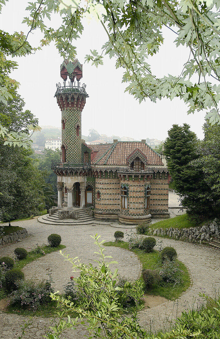 El Capricho by Gaudí (built 1885). Comillas. Cantabria, Spain