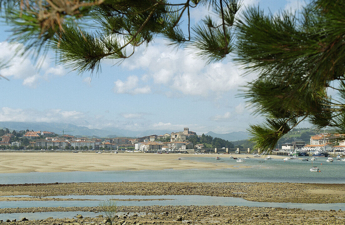 Ría de San Vicente. Parque Natural de Oyambre. San Vicente de la Barquera. Kantabrien. Spanien