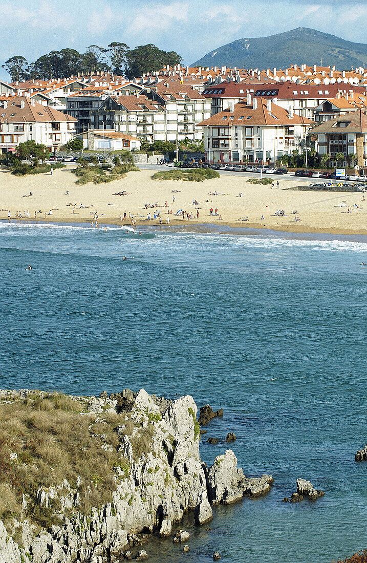 Playa de Ris. Noja. Kantabrien. Spanien