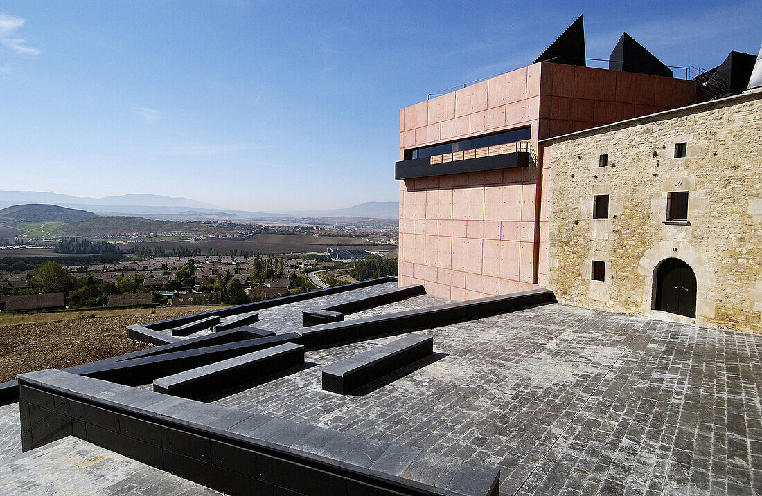 Museo Oteiza (Bauwerk des Architekten Sáenz de Oiza). In der Nähe von Pamplona. Navarra. Spanien