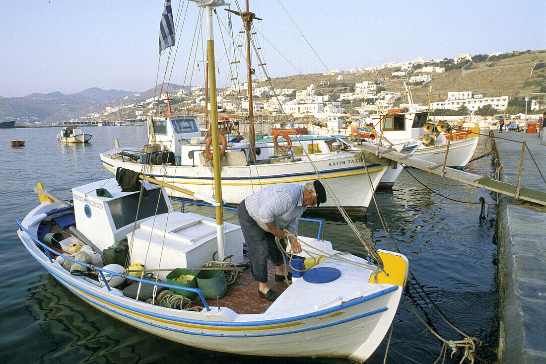 Fishing port. Mykonos. Greece