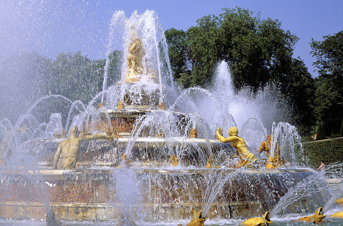Fountain, Versailles in summer. France