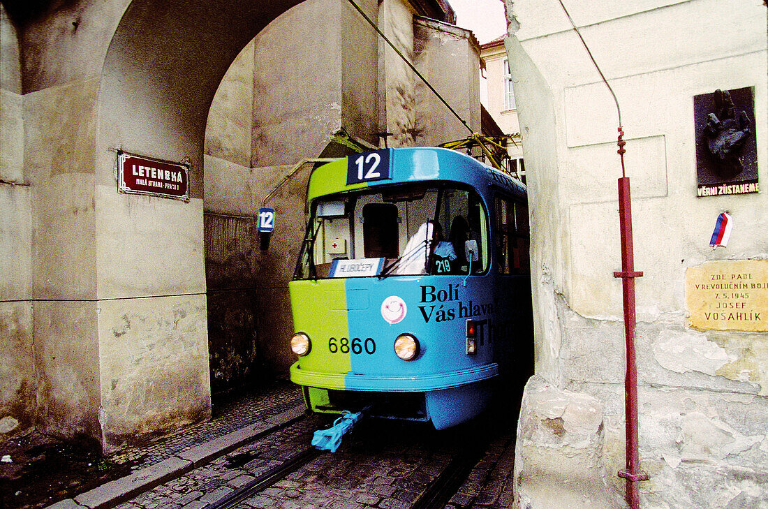Tramway. Prague. Czech Republic