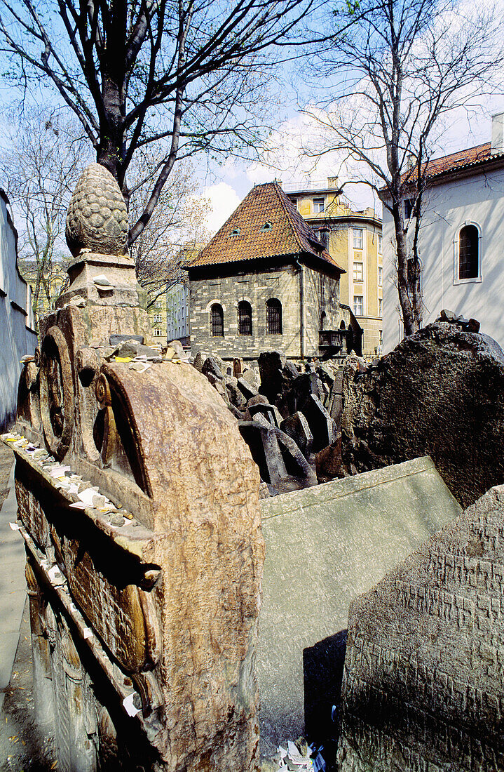 Old Jewish cemetery. Prague. Czech Republic