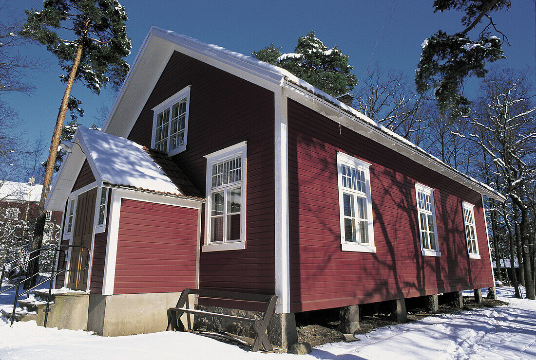 Typical Swedish home. Stockholm. Sweden.