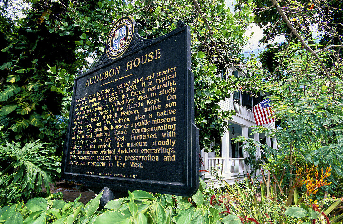 Audubon Museum in Key West. Florida, USA