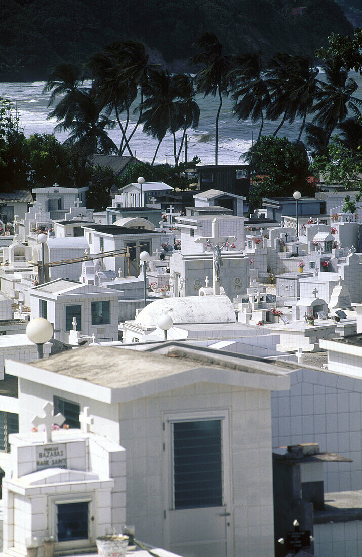 Cemetery. Martinique, Caribbean, France