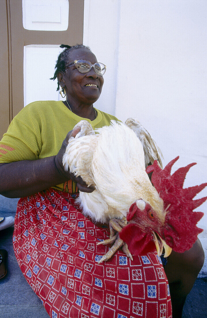 Local woman. Martinique, Caribbean, France